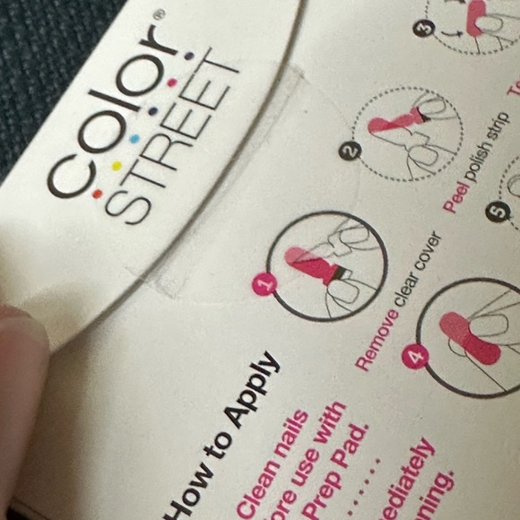 Color Street In Blue Time Accent Nail 4 Strip package New - Picture 4 of 4